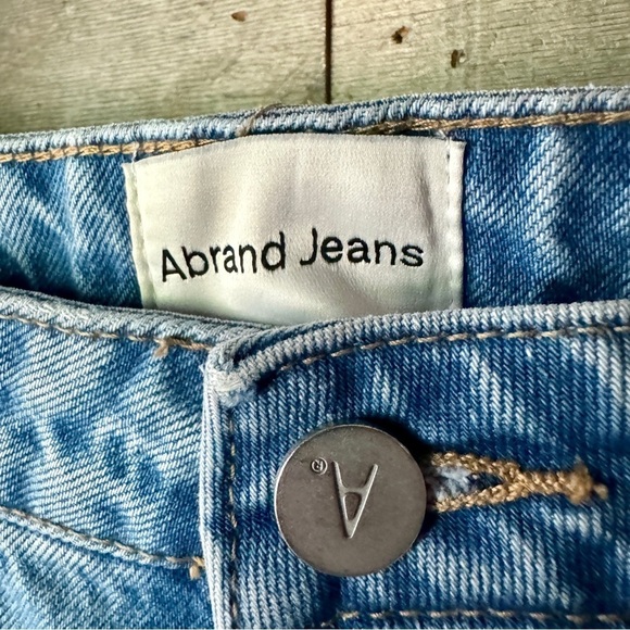 EUC ABrand A '94 High & Wide Jean 32 Blue Faded 90's Vintage Style Streetwear - Picture 6 of 13